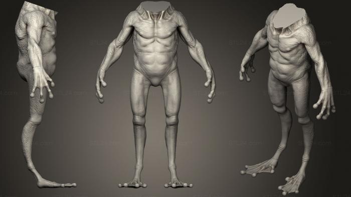 Figurines heroes, monsters and demons (Body Sculpt 419, STKM_0713) 3D models for cnc